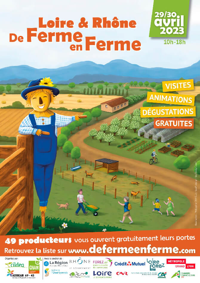 La Ferme de Piamot, agriculteur BIO accueille l'évènement sur l'agriculture durable, De Ferme en Ferme