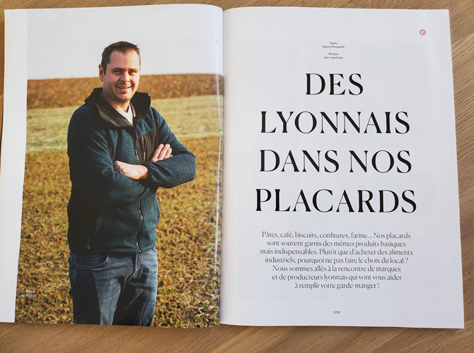 La ferme de Piamot, agriculteur BIO dans le magazine du Grand Lyon